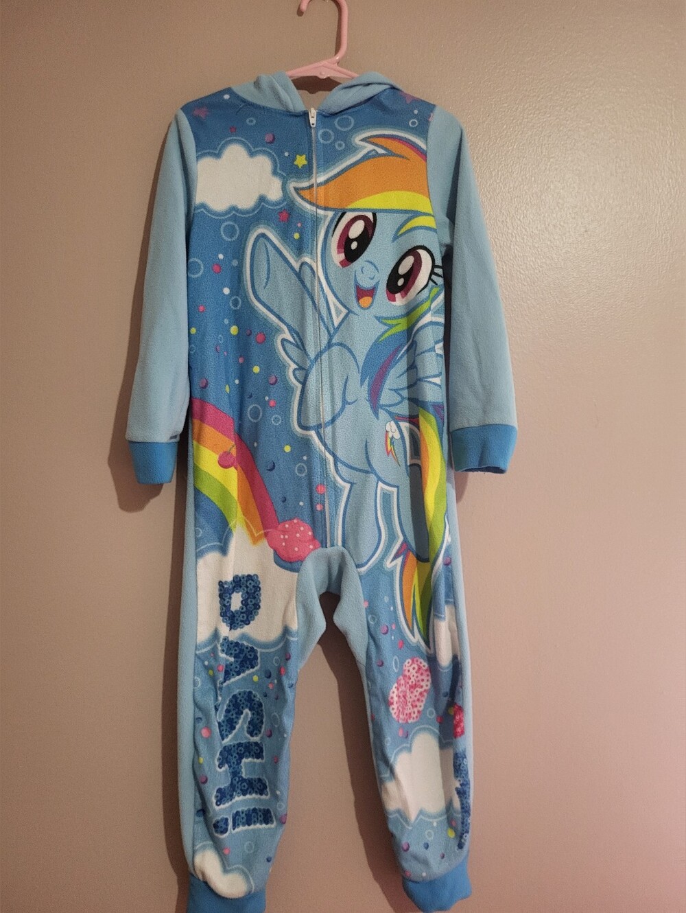 My Little Pony Hooded Kids One-Piece Pajamas